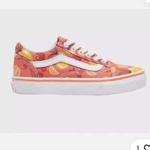 NWT Vans Old School Coral Fruit Sneakers Size 10.5